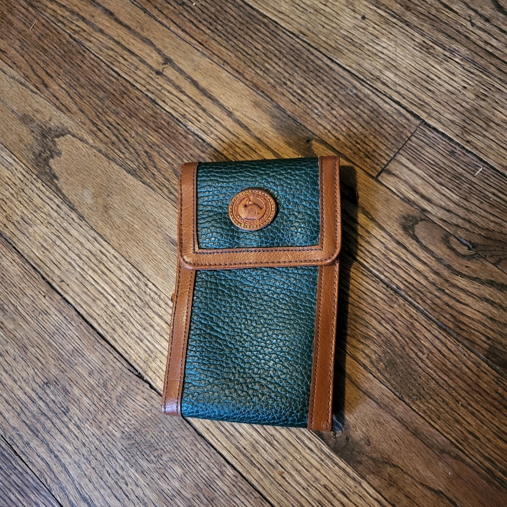 Vintage Dooney & Bourke Leather Travel Wallet